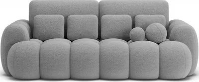 Produktbild von Krudox COT 3-Sitzer Ausziehbares Schlafsofa mit Bettkasten Stauraum und Kissen Couch mit Schlaffunktion 256x105x119 cm Stoff Royal 04
