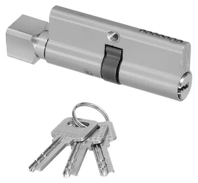 Zdjęcie produktu dla Cylinder klucza do użytku wewnętrznego, wkładka zamka drzwi wykonana z aluminium i żelaza, o grubości 3550 mm