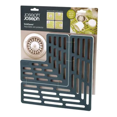 Product packaging for a sink protector.