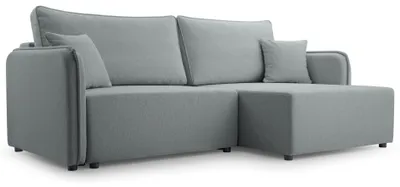 Produktbild von Selsey Kassian - Ecksofa mit Schlaffunktion und Bettkasten, hellgrau, rechts