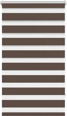 Immagine prodotto di Tenda a rullo doppia 70 x 120 cm caffè