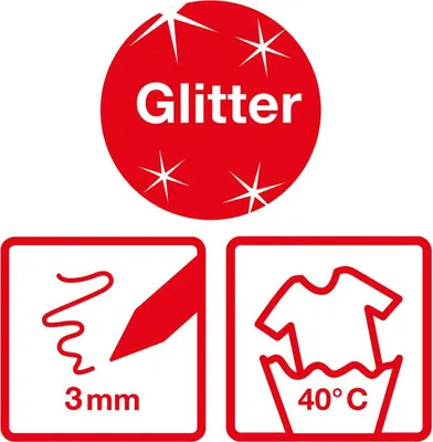 Produktbild von Eberhard Faber 551024 - Glitzer Fasermaler in Einer aufklappbaren Geschenkbox, 24 Stück, Leuchtend, Brillante Farben, ca. 3 mm Strichstärke, zum Zeichnen, Kolorieren, Basteln und Schreiben