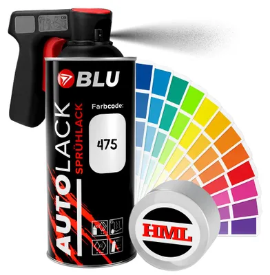 Produktbild von BLU Spraydosen 475 schwarz blackshapire basislack spray autolack für BMW