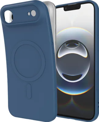 Image de Cazy Coque compatible avec iPhone Air Coque compatible avec MagSafe – Color Backcover – Bleu