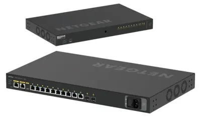 Obrázok produktu pre NETGEAR GSM4212UX, Riadený, L2/L3, Gigabit Ethernet (10/100/1000), Podpora napájania cez Ethernet (PoE), Inštalácia do Racku, 1U