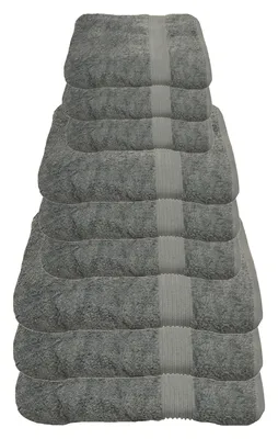 Produktbild von Julie Julsen Handtuch Set Silbergrau,Set:9 tlg. 3 Bade- 3 Hand- 3 Gästetücher