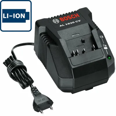 Produktbild von Bosch AL 1820 CV, Ladegerät, Bosch, Elektrischer Schraubendreher, Schwarz, 230 V, 50/60 Hz