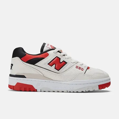 Produktbild von New Balance 550VTB Premium Meersalz / Rot - Heren Sneaker - BB550VTB