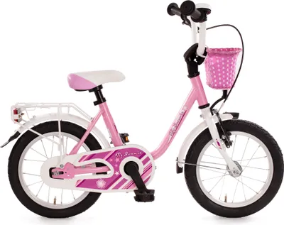 Produktbild von "MY BONNIE" 14 Zoll Kinderfahrrad-Bachtenkirch rosa / weiß