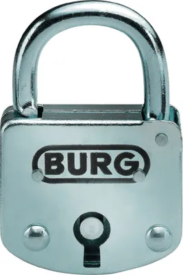 Immagine prodotto di Lucchetto Burg-Wächter 393 altezza grillo 21,5 mm spessore grillo 6,5 mm laccato nero - 393 45
