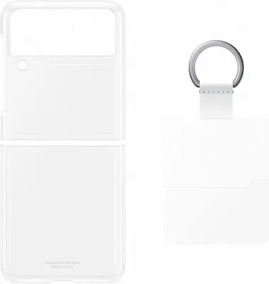 Produktbild von Samsung Galaxy Z Flip 3 Hülle - Silikon - Samsung Backcover - Transparent