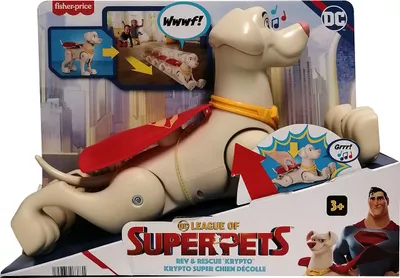 Produktbild von Fisher-Price DC League of Super Pets Superspeed-Flug Krypto Figur
