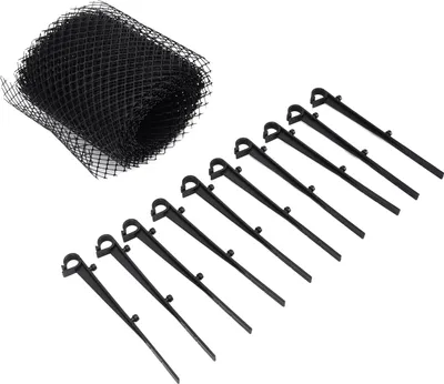 Zdjęcie produktu dla Plastikowy ochraniacz rynny wielokrotnego użytku na zewnątrz, zapobiegający zatykaniu się siatki do przenoszenia liści 600x15 cm