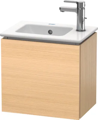 Produktbild von Waschtischunterbau L-CUBE 294x420x400mm Ans re mediterrane eiche Anschlag rechts mediterrane eiche