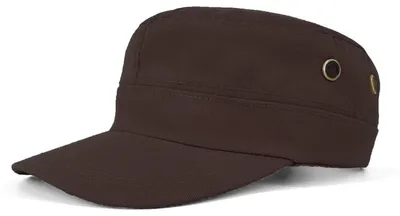 Produktbild von Military Cap Uni Verstellbare Baseballkappe Damen Herren Braun Polyester