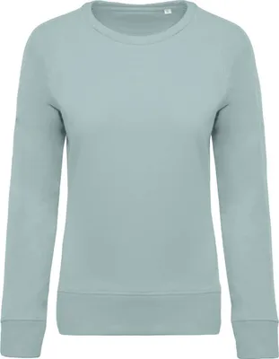 Produktbild von Kariban Damen Sweatshirt Langarmshirt Pullover Pulli Basic Sweat Shirt, Größe:L, Farbe:Snow Grey
