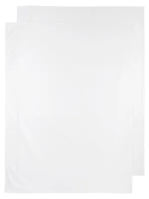 Produktbild von Meyco Uni Bettlaken Weiß 100 x 150 cm 2 Stück