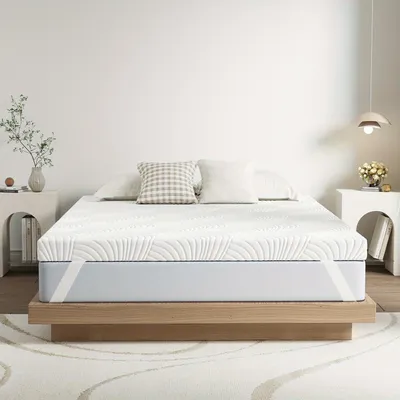 Immagine prodotto di Materasso topper in memory foam - rigidità H3 - traspirante e con rivestimento rimovibile - bianco