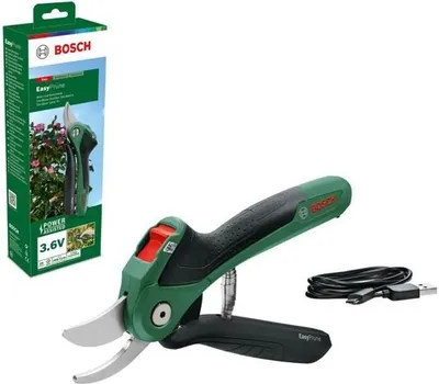 Zdjęcie produktu dla Sekator akumulatorowy Bosch EasyPrune, 450 cięć na ładowanie, Cięcie do 25 mm, Zielony