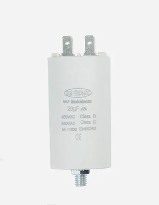 Productafbeelding van Condensator 20µF 450V voor start en motor toepassingen