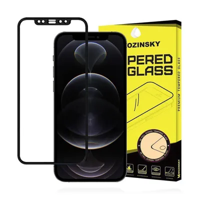 Produktbild von Wozinsky (Full Glue 5D) Displayschutz Glasschutz für iPhone 12 mini (5.4 Zoll) schwarz