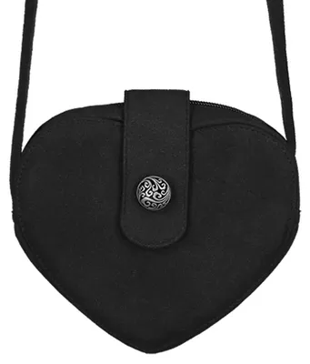 Produktbild von Trachten-Tasche Herz schwarz