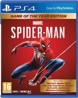 Zdjęcie produktu dla Sony Marvel’s Spider-Man: Game of the Year Edition, PS4, PlayStation 4, Powyżej 13 lat