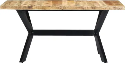 Obrázek produktu pro vidaXL Jídelní stůl 160x80x75 cm Hrubé mangové dřevo