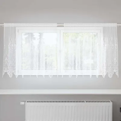 Obrázek produktu pro Designové záclony se závěsy Bílá 200x80cm Polyester - Záclony a závěsy 2025 New6174410 1parcel