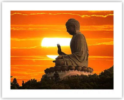 Produktbild von Poster - Poster ohne Rahmen - tempel buddha - 50x40 cm - Wand Bild - Wanddeko - Wandbilder - Kunstposter - Wandposter - Bilder - Kunstdruck - Wanddekoration - Wandbild - P2XAA50x40-3532