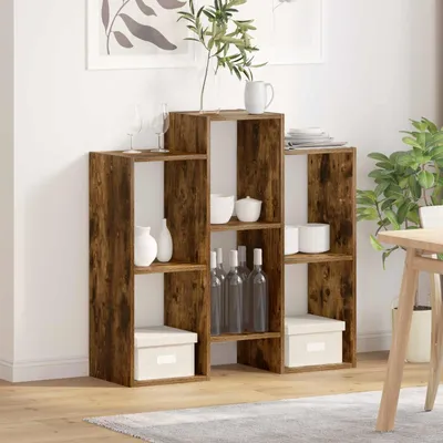 Zdjęcie produktu dla Komoda vidaXL, kolor dąb wędzony, 90 x 30 x 90 cm