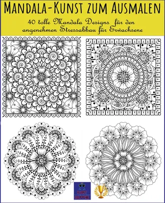 Produktbild von Mandala-Kunst zum Ausmalen, Deutsch, Taschenbuch, 50 Seiten