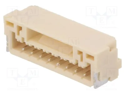 Immagine prodotto di 1 connettore maschio, 1,25 mm, 8 pin, GH, per montaggio su circuito stampato, 50V, 1A, modello SM08B-GHS-TB, marca Signteck