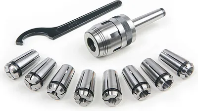 Produktbild von Spannzange 8teilig Set MK3 4-16mm Spannzangen Spannzangenfutter Spannfutter