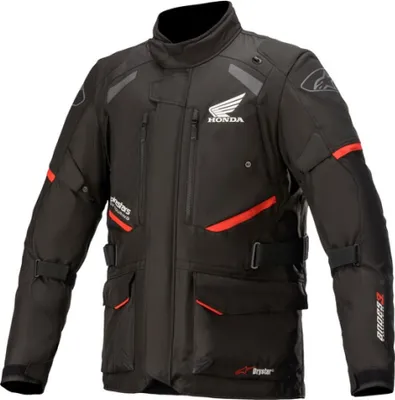 Produktbild von Alpinestars Honda Andes v3 Drystar Motorrad Textiljacke (Black/Red,S)