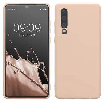 Produktbild von kwmobile Handyhülle für Huawei P30 Hülle - TPU Case - Kabelloses Laden - Schutzhülle Cover in Coconut Swirl