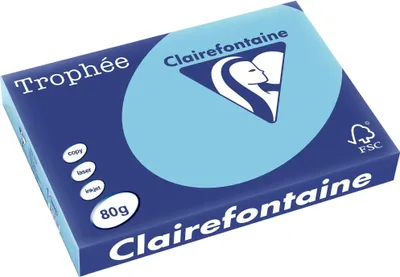 Produktbild von Kopierpapier Trophee A3 80g/qm VE=5x500 Blatt blau