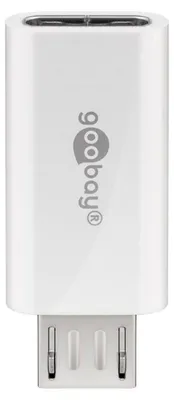 Zdjęcie produktu dla Goobay 55550, USB Micro B, USB C, Biały