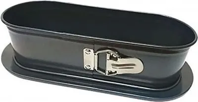 Obrázek produktu pro Oválná pružinová pánev 31 x 12 x 8 cm - uhlíková ocel, nepřilnavý povrch 0,8 mm, antracitová barva