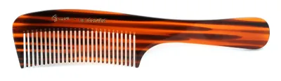 Produktbild von Griffkamm handgesägt, 19,5 cm, Celluloseacetat, haarschonend – BUCO