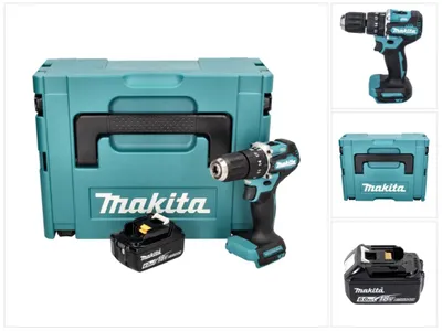 Zdjęcie produktu dla Makita DHP 487 G1J akumulatorowa wiertarko-wkrętarka udarowa 18 V 40 Nm bezszczotkowa + 1x akumulator 6,0 Ah + Makpac - bez ładowarki