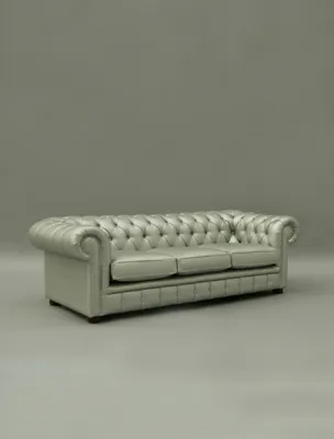 Produktbild von Chesterfield Design Luxus Polster Sofa Couch Sitz Garnitur Leder Textil Neu #224