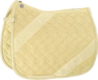 Produktbild von Eskadron Platinum Pure Schabracke " GLITTER MESH " Form - Dressur Farbe - sunflower
