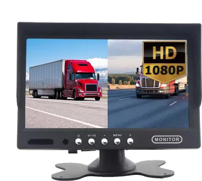 Immagine prodotto di Monitor AHD 7 pollici 4-PIN SPLIT 2 canali