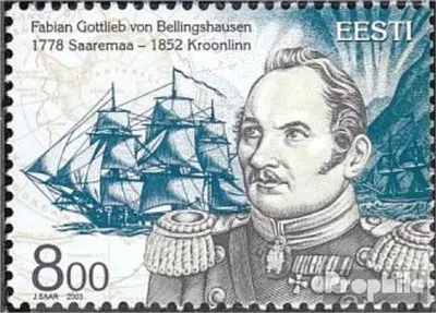 Produktbild von Briefmarken Estland 2003 Mi 469 (kompl.Ausg.) postfrisch Bellingshausen