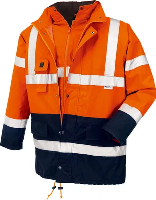 Produktbild von BIG Arbeitsschutz teXXor Warnschutz-Parka CALGARY 4108 leuchtorange/navy Gr. 3XL