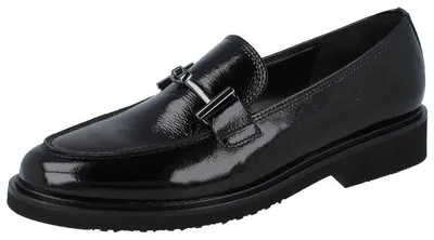 Produktbild von GABOR Damen Slipper schwarz Knautschlack - Größe: UK 6,5