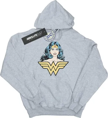 Produktbild von DC Comics - Kapuzenpullover für Mädchen BI6283 (152-158) (Grau)