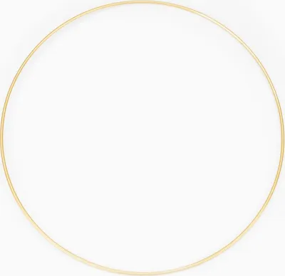 Produktbild von Metallring in Gold beschichtet, wählbar in den Größen 20, 30,40 und 50cm, Größe:Ø 40 cm