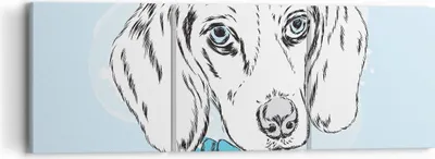 Produktbild von Bild auf Leinwand - Leinwandbild - Hund Labrador Auge Portrait - 90x30cm - Wand Bild - Wanddeko - Leinwanddruck - Bilder - Kunstdruck - Wanddekoration - Leinwand bilder - Wandkunst - CA90x30-3114